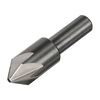 Drill America 1/4"-100 HSS 6 Flute Chatterless Countersink DEWCHAT1/4-100